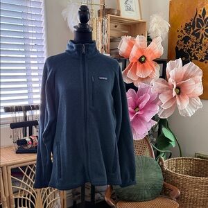 Patagonia x Corvus Pharmaceuticals Men’s Navy Better Sweater Fleece Zip Jacket